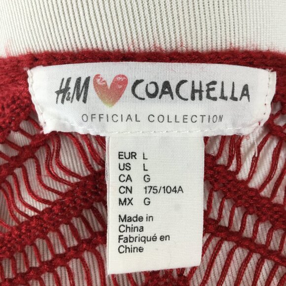 H&M Coachella Official Collection Open Front Shawl Cardigan l - Picture 6 of 9